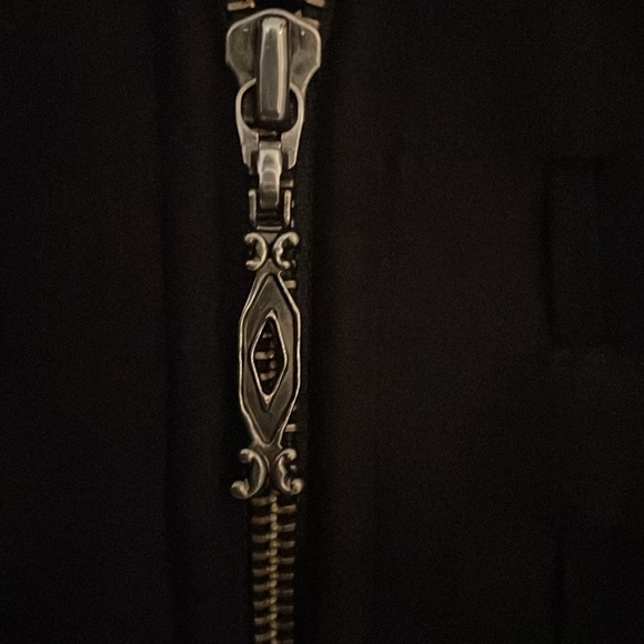 Cabela’s  Black Soft Faux Suede full zip pile Sherpa  lining  Coat in Large - Picture 5 of 10